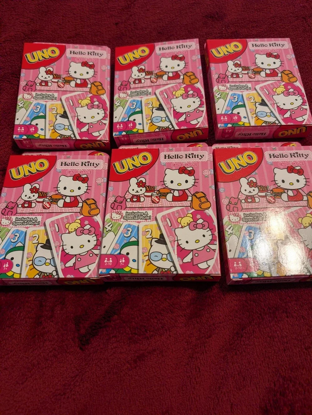 Hello Kitty UNO Card Game Bundle - 6 Games| New